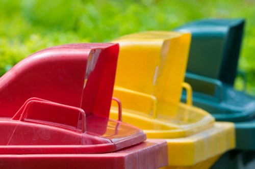 Professional skip hire service preparing a skip for delivery in Thamesmead