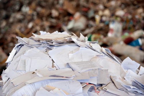 Professional builders waste removal process