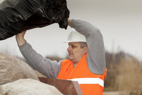 Professional delivery of skip hire service in Thamesmead